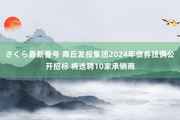 さくら最新番号 商丘发投集团2024年债券技俩公开招标 将选聘10家承销商