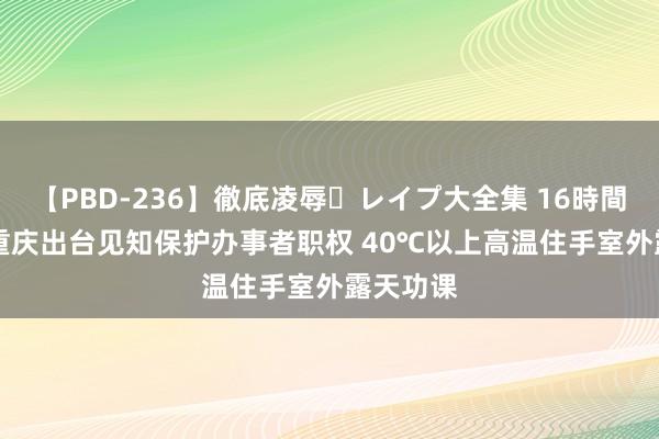 【PBD-236】徹底凌辱・レイプ大全集 16時間 第2集 重庆出台见知保护办事者职权 40℃以上高温住手室外露天功课