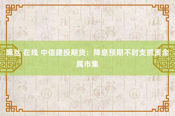 黑丝 在线 中信建投期货：降息预期不时支抓贵金属市集